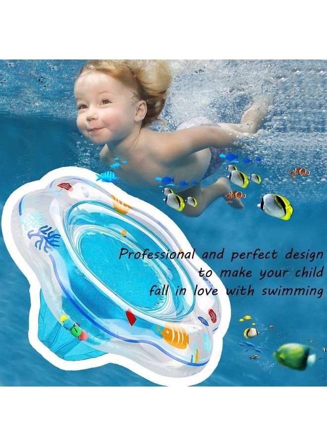 AMENON Baby Swimming Ring Floats With Safety Seat Double Airbag Swim Rings For Babies Kids Swimming Float Baby Floats For Pool Swim Training Aid Kids Pvc Pool Floats For Toddlers Of 6 12 Months - Image 3