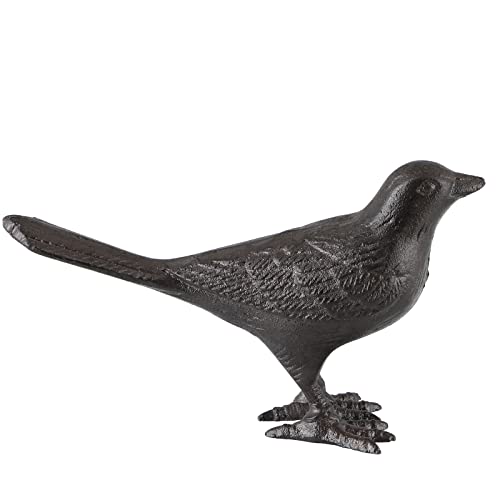 MOLIGOU Cast Iron Bird Figurine, Bird Statues Home Decor, Decorative Dove Sculpture Ornament for Farmhouse, Shelf - Image 2