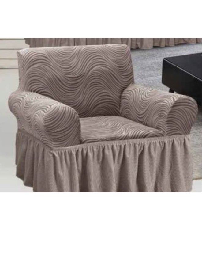 EVORY HOME Waterproof Sofa Slipcover Set, 4 Pieces Elastic Sofa Cover, 2 Pieces Chair Slipcovers and 2 Pieces Sofa Slipcovers, Set Fits All Sizes Chairs and Sofas  - Image 2