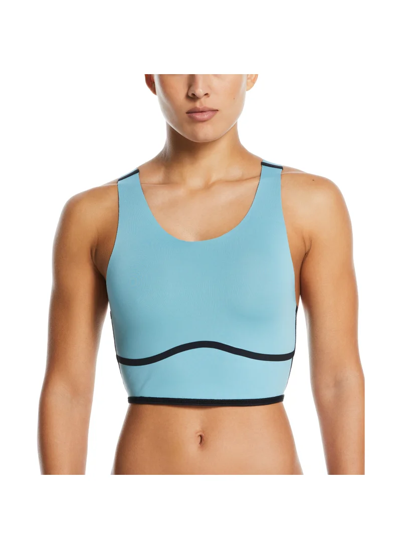 Nike Women's Reversible Swimming Midkini Top