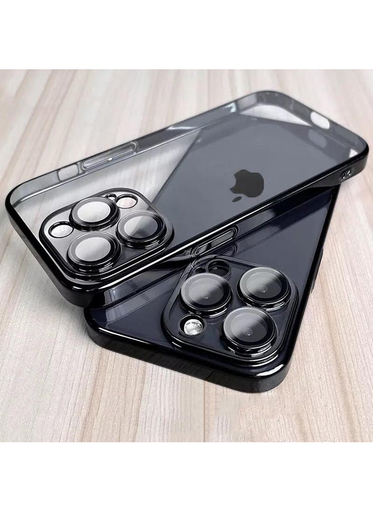 Dexmon - iPhone 14 Pro Max Case 3D Camera and Lens Lens Protection Razer Plating Case - Image 1