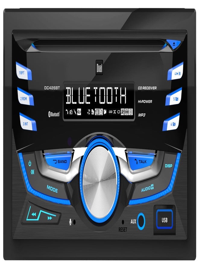 Dual Double Dc426bt Dual DIN In-dash CD/MP3 AM/FM receiver with Bluetooth - Image 1