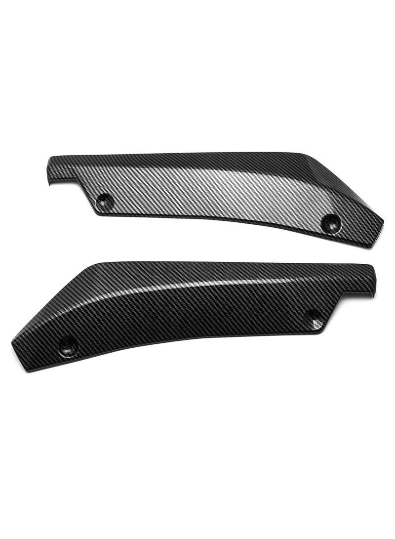 موزع سبليتر خلفي من ألياف الكربون العالمية مع شفة سبويلر سهل التركيب - Image 4