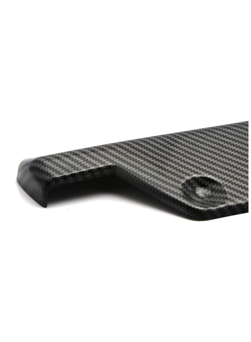 موزع سبليتر خلفي من ألياف الكربون العالمية مع شفة سبويلر سهل التركيب - Image 2