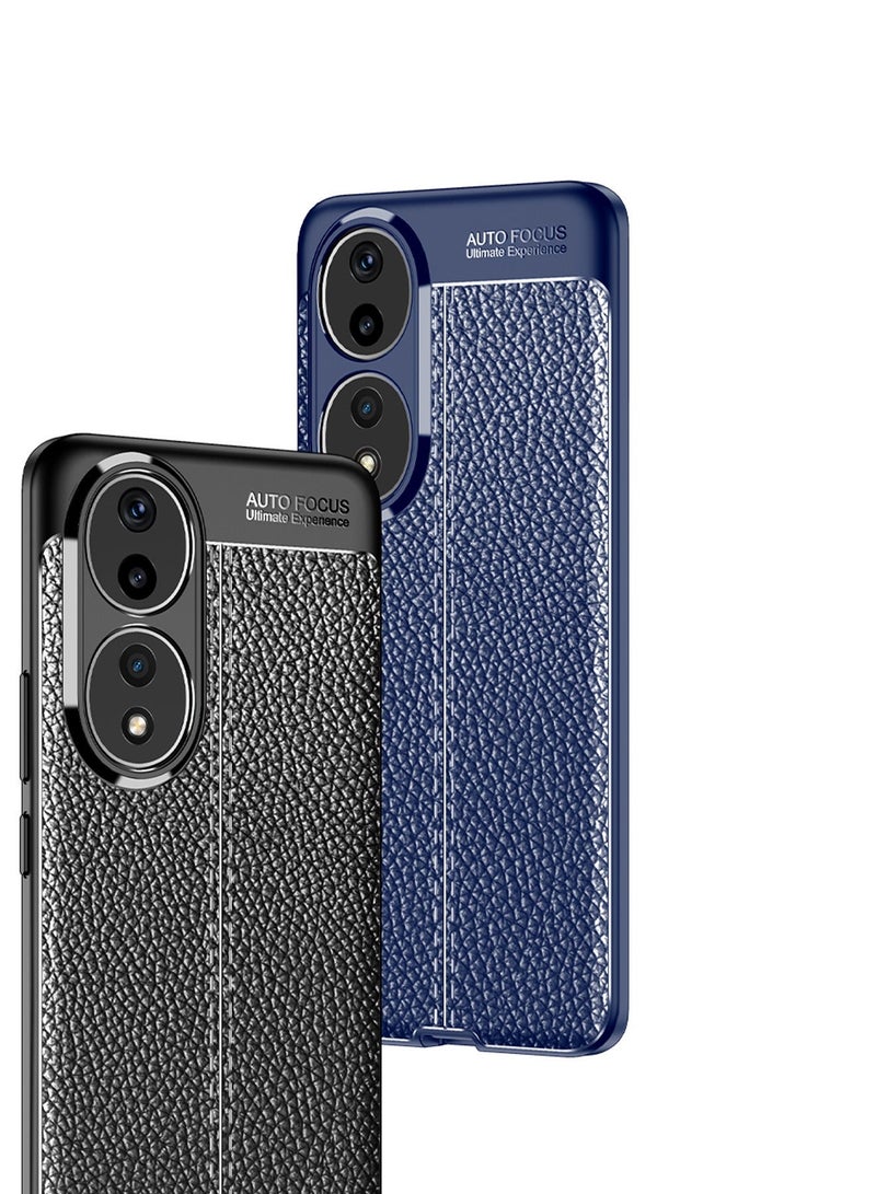 Honor 90 5G Cover Case Shock-Proof, Anti-fingerprints Accessories Full Body Protection Protective Cell Phone Camera Lens Protector Cover for Honor 90 5G (Blue)  - Image 3