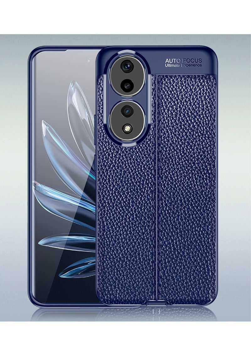 Honor 90 5G Cover Case Shock-Proof, Anti-fingerprints Accessories Full Body Protection Protective Cell Phone Camera Lens Protector Cover for Honor 90 5G (Blue)  - Image 4