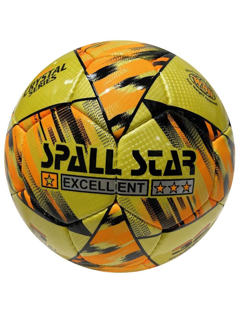 Spall Football Soccer Balls Size 5 Crystal Shine Best For Indoor/Outdoor Matches Water Proof Ball For Professional Training And Match Men Youth Boys & Girls Soccer Players - Image 1