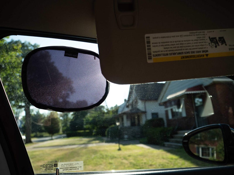Glare Patch The Glare Patch - The Original Miniature Static Cling Window Shade. Pack of 2! Sun Shade for Your Side Window and Light Glare - Image 3