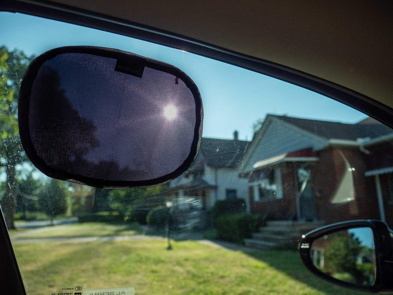 Glare Patch The Glare Patch - The Original Miniature Static Cling Window Shade. Pack of 2! Sun Shade for Your Side Window and Light Glare - Image 1
