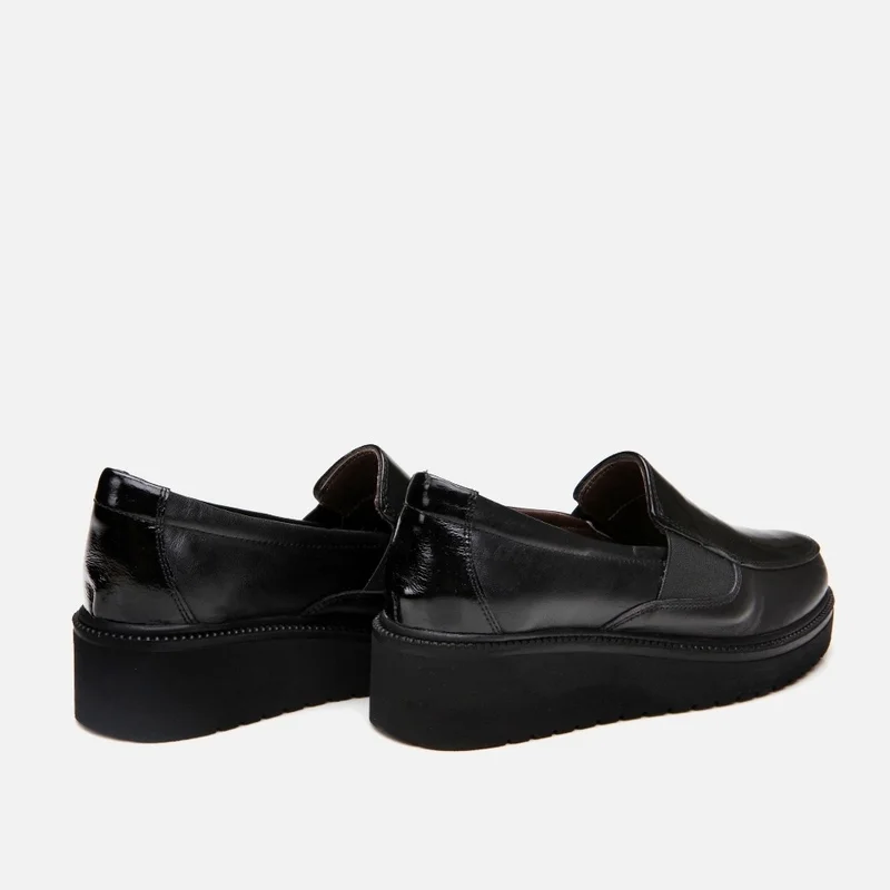 Hotiç 01AYH294680A100 GENUINE Leather Black Women's Loafer