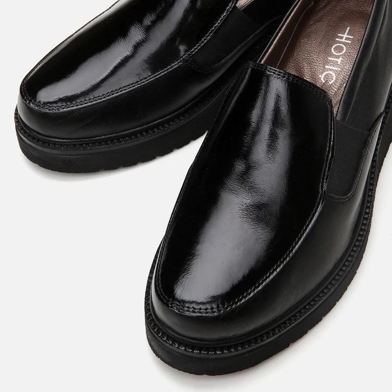 Hotiç 01AYH294680A100 GENUINE Leather Black Women's Loafer
