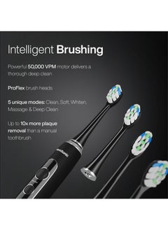 Aquasonic Aquasonic Home Dental Center PRO - Brushing & Flossing Made Easy - Brush & Floss - Power Toothbrush & Water Flosser - Whiter Teeth & Healthier Gums - Black Series Pro+Oral Irrigator  - Image 3