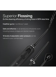 Aquasonic Aquasonic Home Dental Center PRO - Brushing & Flossing Made Easy - Brush & Floss - Power Toothbrush & Water Flosser - Whiter Teeth & Healthier Gums - Black Series Pro+Oral Irrigator  - Image 4