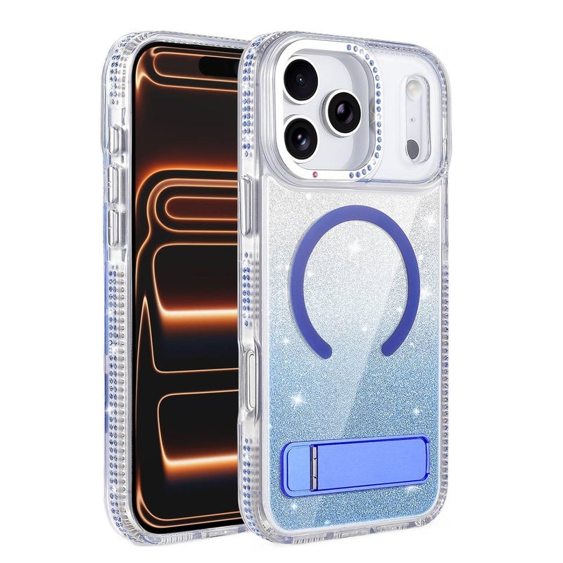 iPhone 11 TPU Protective with Kickstand and Anti Slip Grip in Blue Colour for On The Go Carry - Image 1