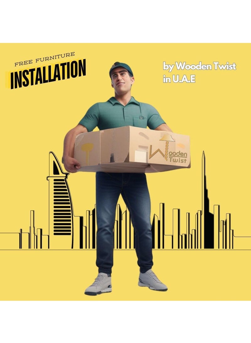 Wooden Twist Velvet Square Arm Loveseat 2-Seater Sofa ( Pink ) - Image 2