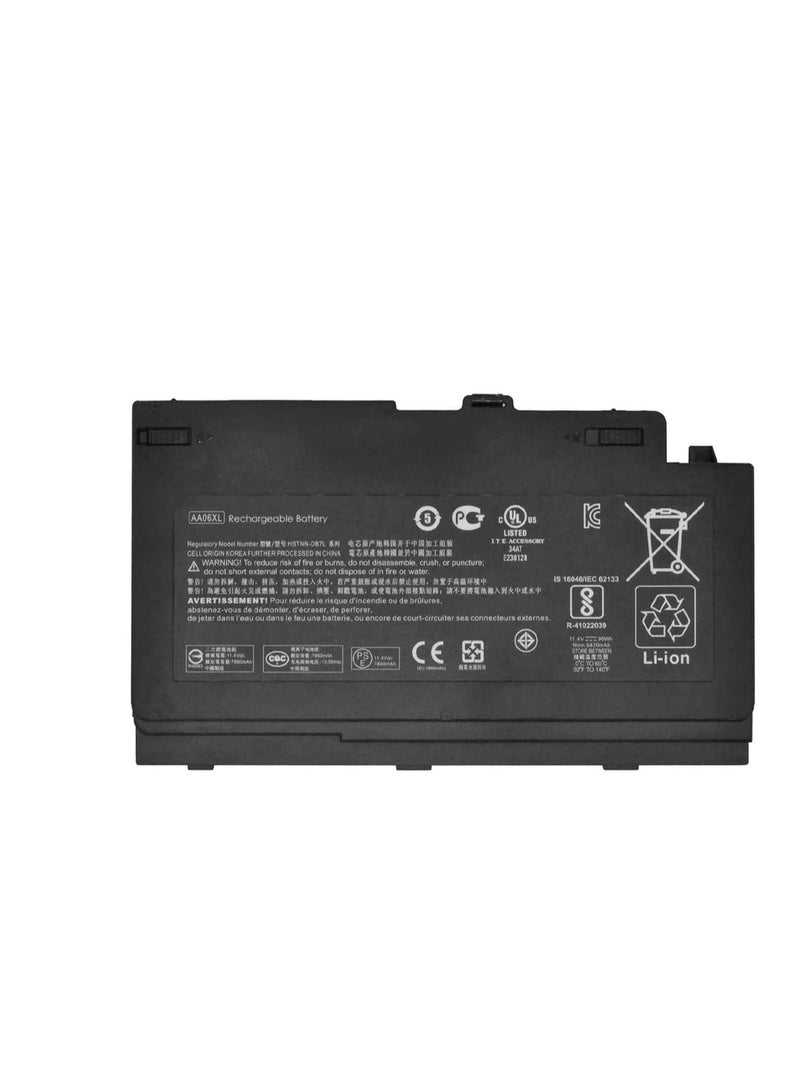 Terabyte New AA06XL HSTNN-DB7L 852527-242 Battery Compatible for HP ZBook 17 G4-2ZC18ES G4-1RR26ES Z3R03UT Series 11.4V 96Wh 8420mAh - Image 2