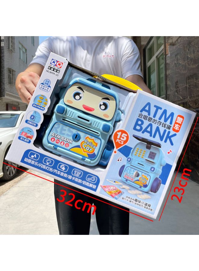 Cute Pet Animal Music Light Key Piggy Bank Toy Gift Box Kindergarten Training Institution Reward Wholesale-Color:311-39 Penguin Piggy Bank "two-color Random]  - Image 4