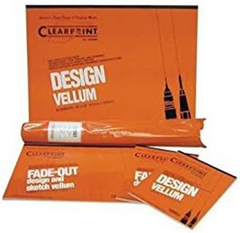 Clearprint Vellum Sheets with Engineer Title Block, 11x17 Inches, 16 lb., 60 GSM, 1000H 100% Cotton, 100 Sheets/Pack, Translucent White (10221516) - Image 1