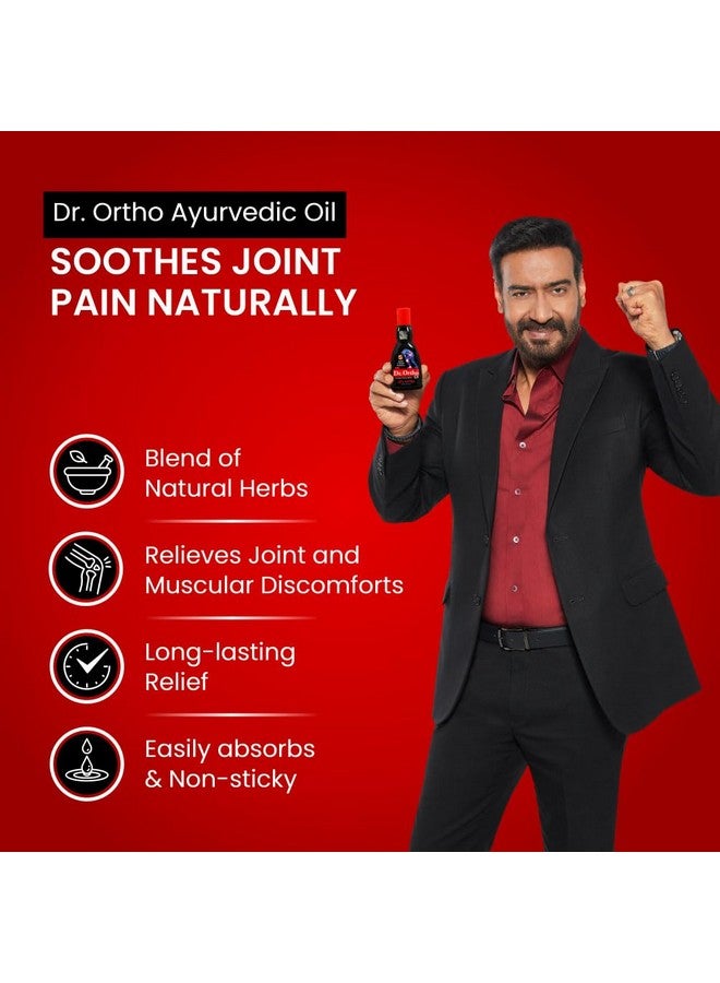 Dr. Ortho Dr.Ortho Ayurvedic Pain Relief Oil for Joints Pain, Knee & Back Pain 200ml- Super Saver Pack - Image 2