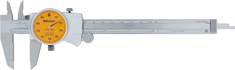 Mitutoyo Mitutoyo 50574255J Dial Caliper 06 Range 001 Accuracy 001 Graduation 