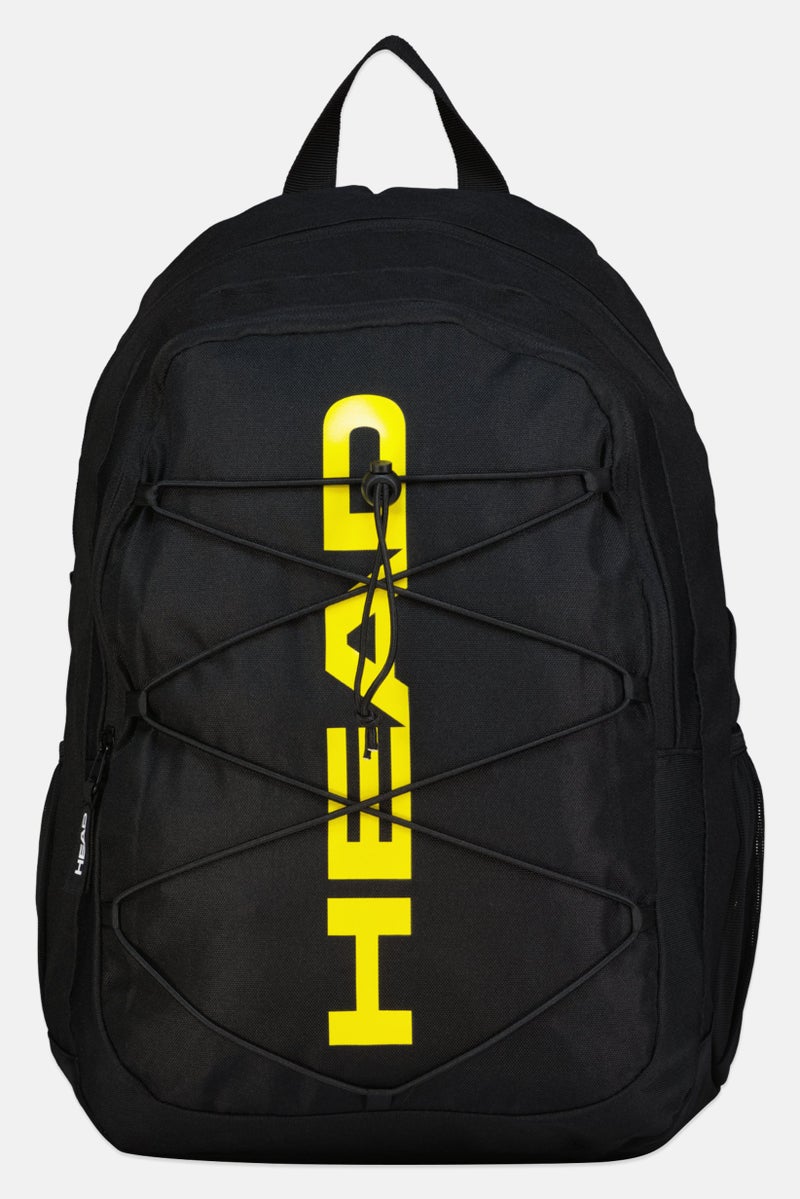 HEAD Men Brand Logo Backpack With Elastic, Black - Image 1