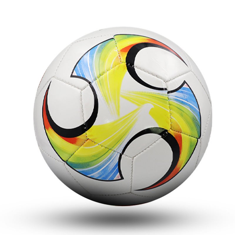 Generic Size 5 Adult 4 Youth 3 Kids PVC Soccer Ball Colorful