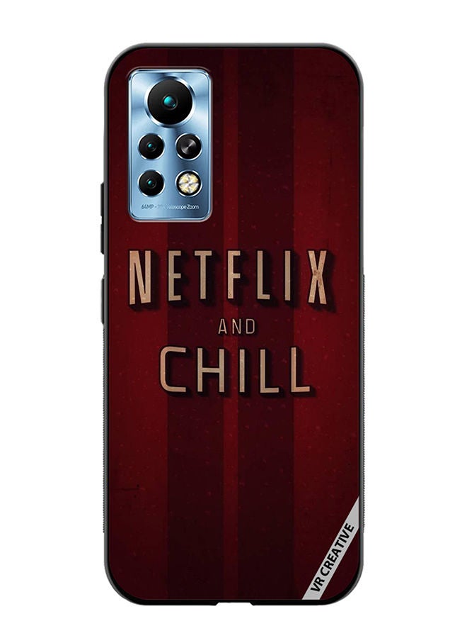 VR CREATIVE Protective Case Cover For Infinix Note 11 Pro Netflix And Chill Design Multicolour - Image 1