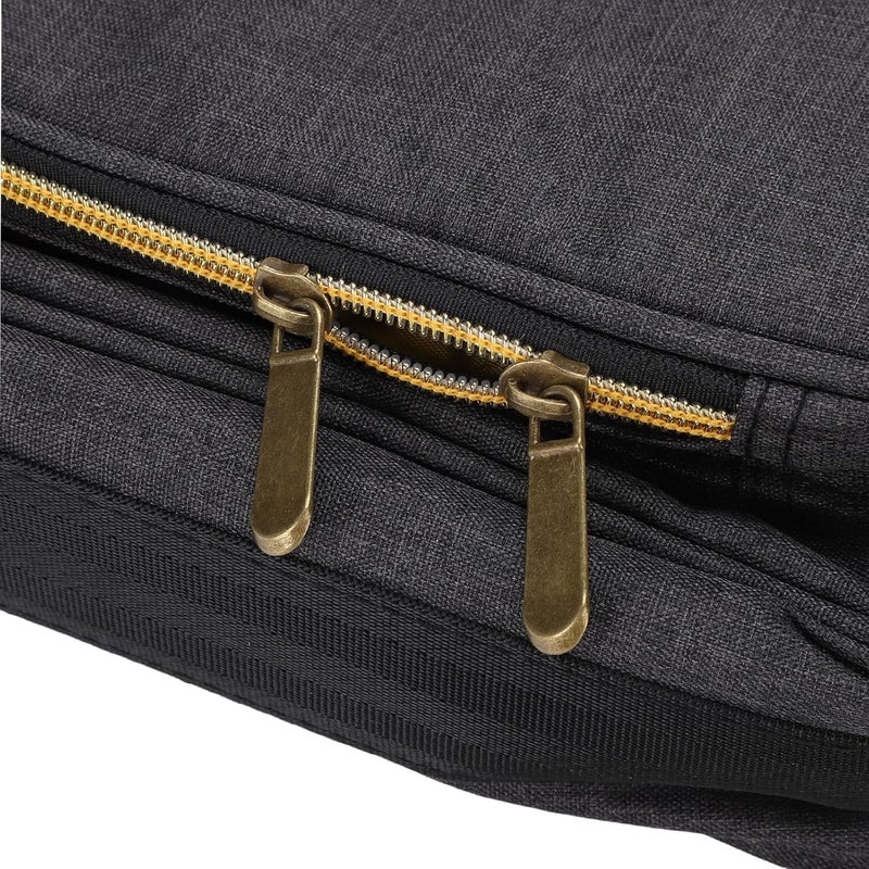 Keenso Record Carrying Bag, Cationic Fabric Storage Records with Large Capacity, Portable Design with Dividers for DJ and Travel - Image 5