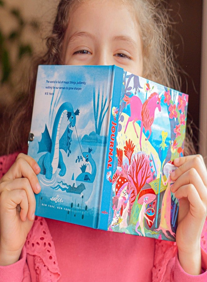 eeBoo: Magical Creatures Journal - Includes Lock & Keys, Foil Cover, 176 Lined Pages, Sketch-Take Notes-Journal, Diary for Kids Ages 6+ - Image 5