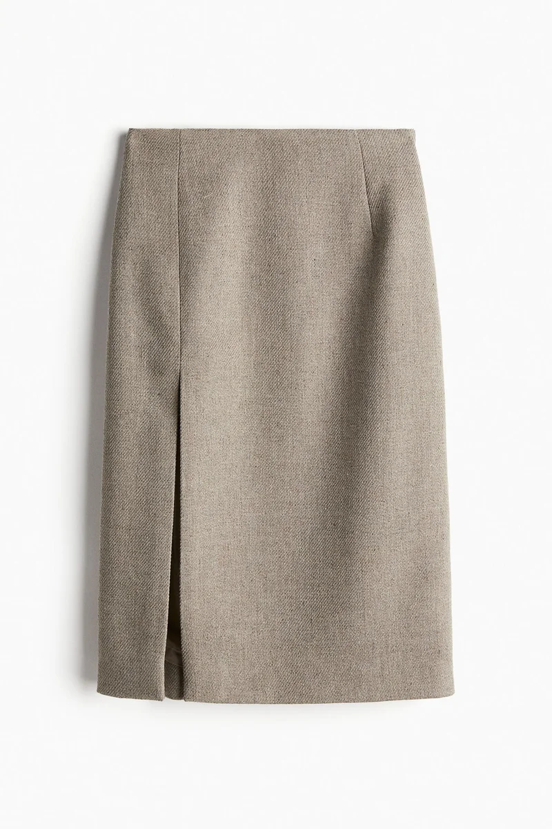 H&M Slit-front skirt