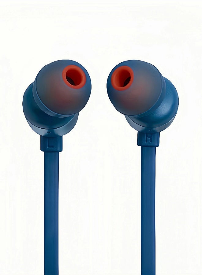 JBL Tune 310C USB-C Wired Hi-Res In-Ear Headphones - Blue - Image 2