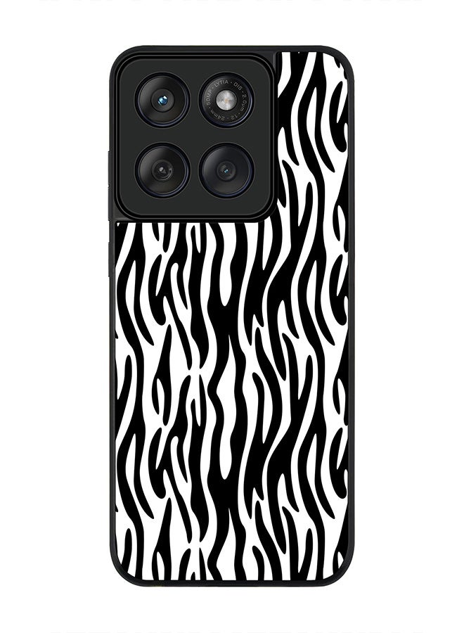 Stylizedd For Motorola MOTO Edge 60 Fusion/ Edge 60 Case,Slim fit Camera Protection, Shockproof Thin Phone cover  - Zebra Stripes - Image 1