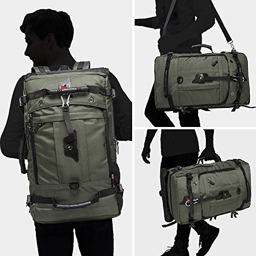 KAKA Travel Backpack, Carry On Backpack Durable Convertible Duffle Bag Fit for 17.3 Inch Laptop for Men and Women(Large 40L) - Image 2