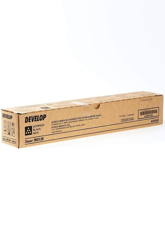 ديفيلوب TN-512 black toner for Develop Ineo: +454, +454e, +554, and +554e models - Image 1