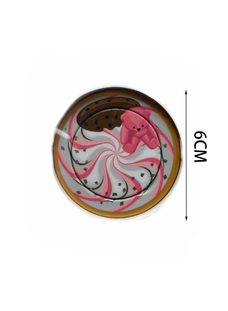 Ice Cream Magnetic Compatible Phone Grip Holder, Phone Grip Holder With Silicone Finger Strap, Compatible With Wireless Charging - Image 2
