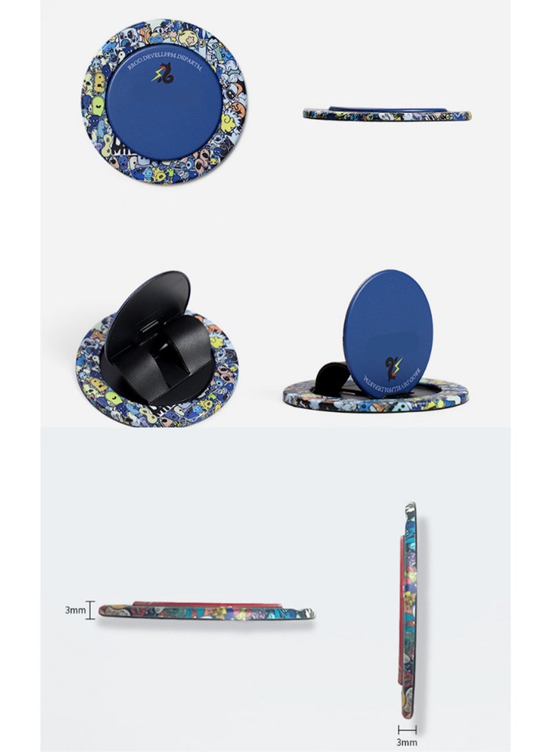 Ice Cream Magnetic Compatible Phone Grip Holder, Phone Grip Holder With Silicone Finger Strap, Compatible With Wireless Charging - Image 4