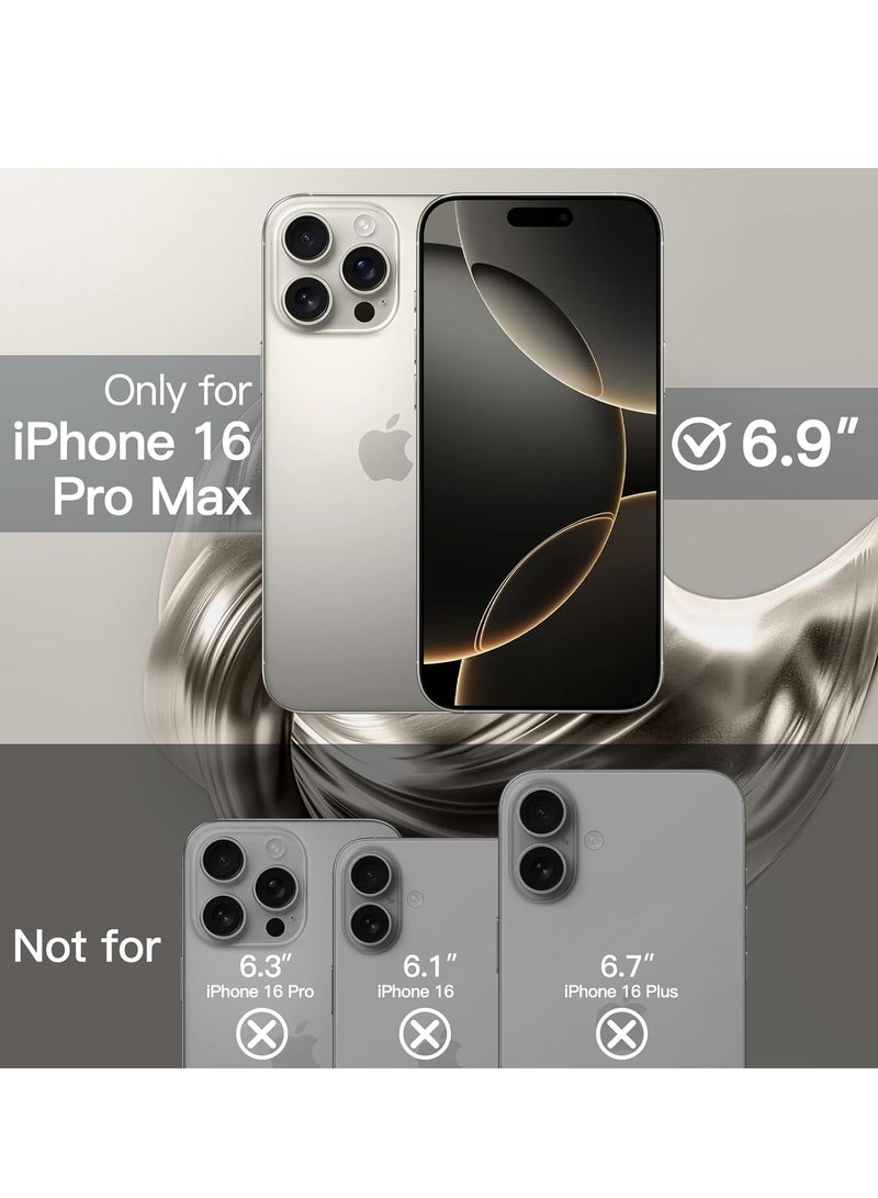 DUSALA Soft Clear Case for iPhone 16 Pro Max 6.9-Inch, Camera Lens Full Protection Compatible with MagSafe Wireless Charging Shockproof Electroplated TPU Phone Cover   Natural Titanium - Image 2