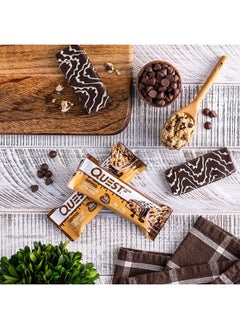 QUEST NUTRITION Dipped Chocolate Chip Cookie Dough Protein Bars, 1.76 Oz, 12 Ct  - Image 5