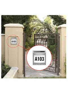 ARNOTEC Solar House Numbers Address Light Solar Powered LED House Number Sign Plaque Lamp For Outdoor Walls Courtyards Garden Streets  - Image 5