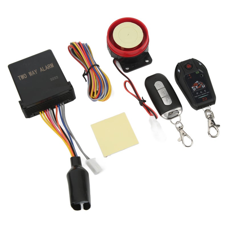 Motorcycle Alarm System 2 Way Motorcycle Security System with 125dB Speaker - Remote Engine Start Kit for Scooters ATVs Motorcycles - Image 2