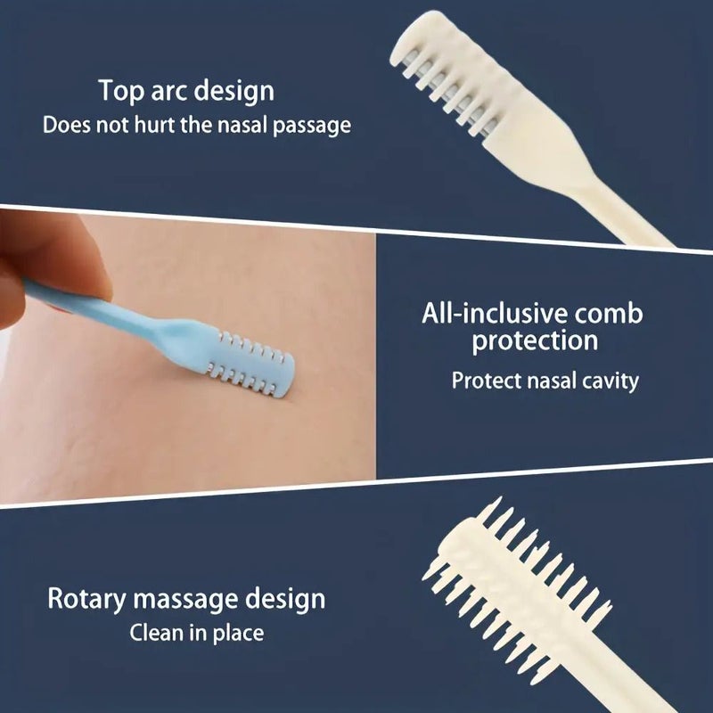 Two Piece Set Double Sided Nose Hair Trimmer With Storage Case - Image 2