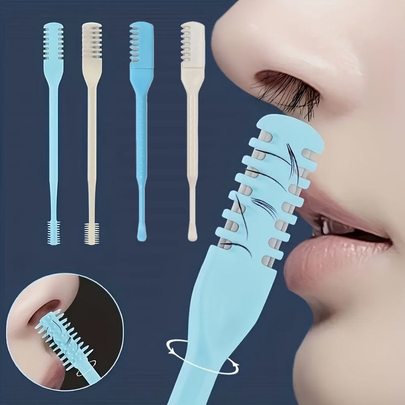Two Piece Set Double Sided Nose Hair Trimmer With Storage Case - Image 1
