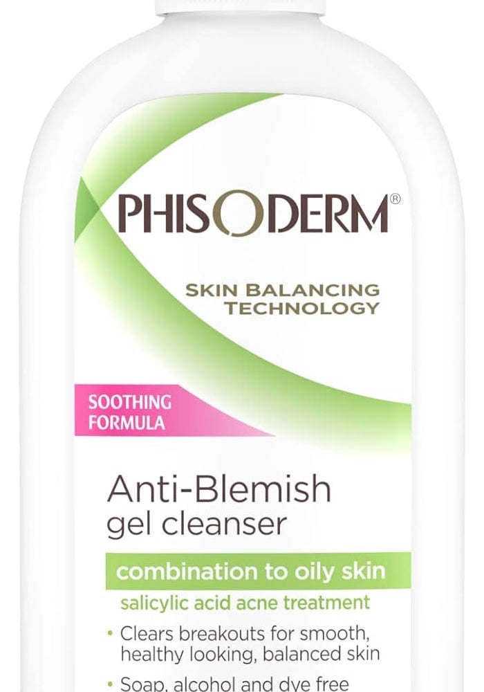 Phisoderm Anti-Blemish Gel Cleanser for Oily and Combination Skin - 6 Fl Oz - Image 1