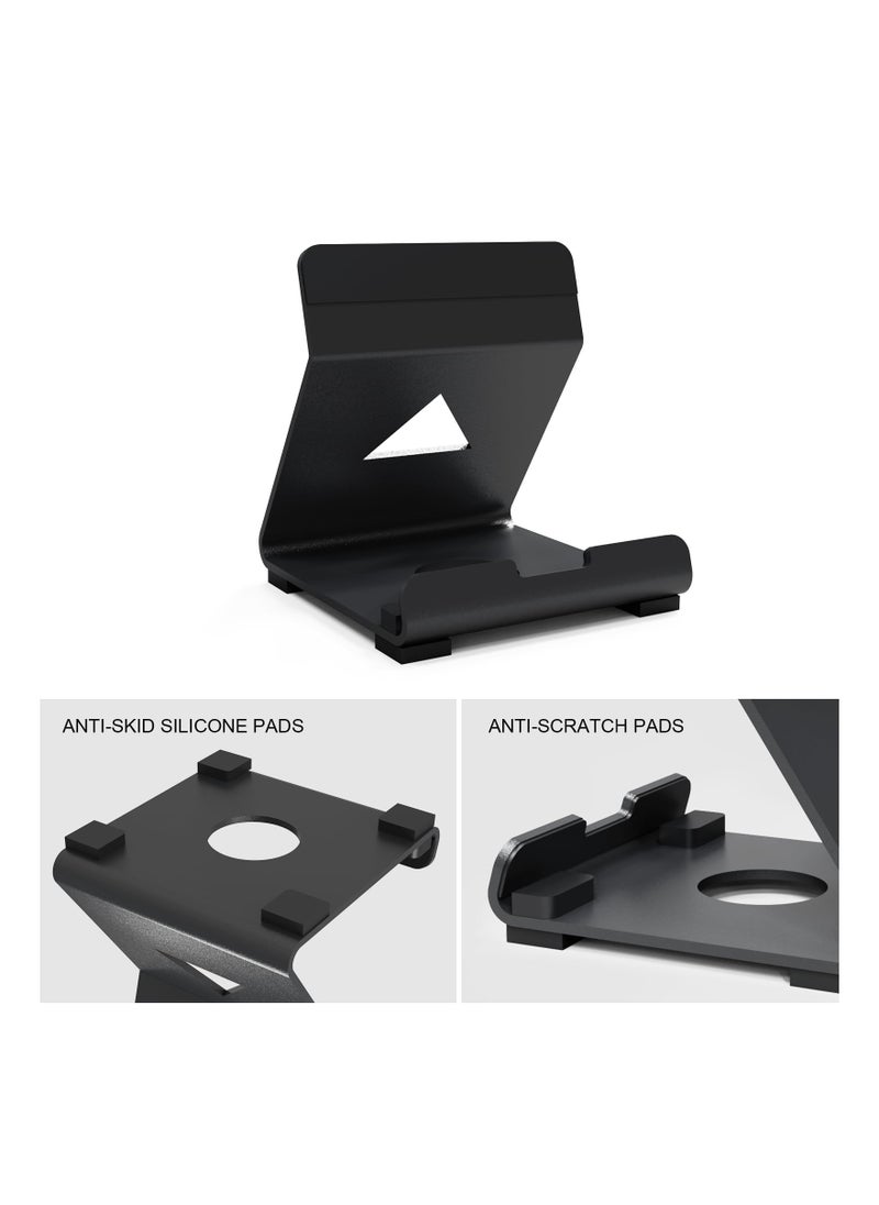 XICEN Alloy Stand Designed for Playstation Portal Handheld Console,Super Sturdy Gaming Accessories Storage Holder Stand Bracket Compatible with Switch/Steam Deck/ROG/and Mobile Phones (Black)  - Image 3