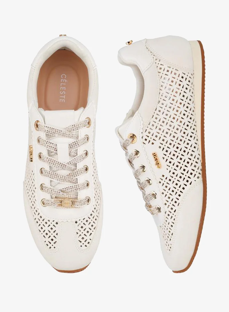 Celeste Women Lace-Up Ankle Sneakers