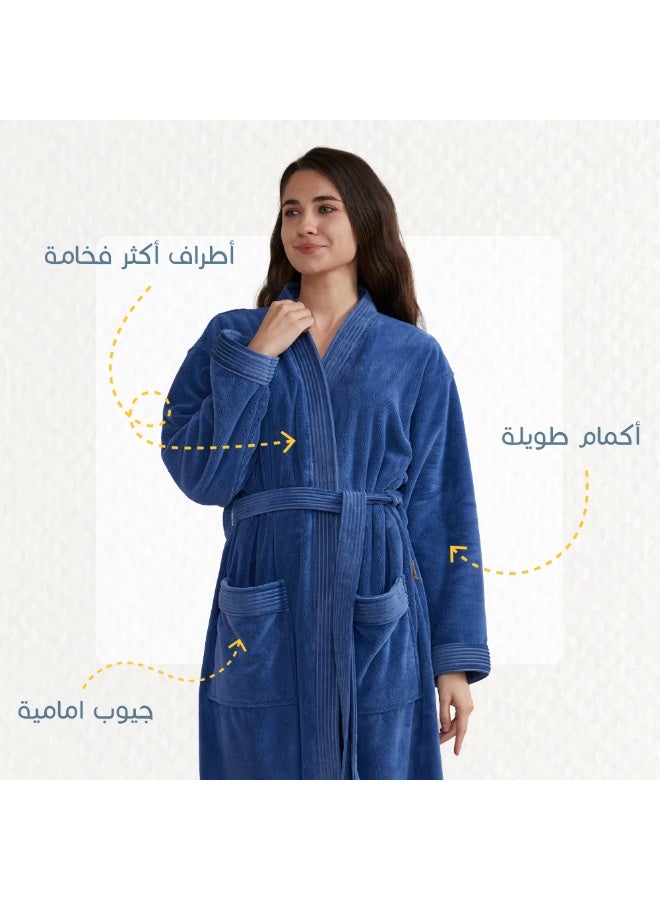 ريفي روب استحمام مودرن من ريفي، أزرق - Image 5
