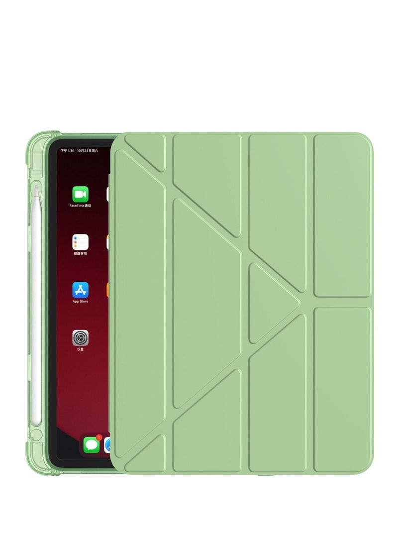 Loquat Matcha Green IPad Case With Pen Slot
