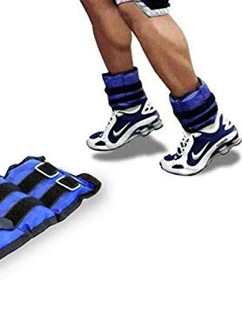 Festive Gallery Adjustable Ankle Weights for Women and Men, Ankle Wrist Weight Durable Practical Hands or Feet Wear Resistant, Walking Jogging Gymnastics Aerobics Enthusiasts Muscle Training (3 kg x 2Nos) - Image 5