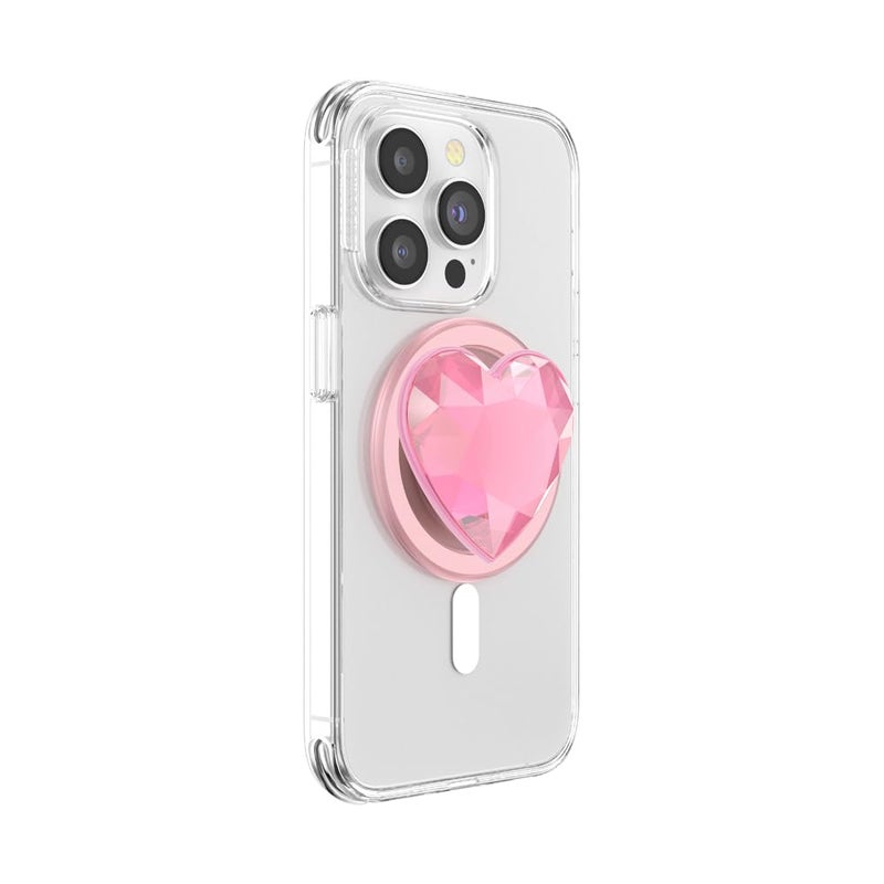 PopSockets Phone Grip for MagSafe, Magnetic Holder, Phone Stand, Gold - Heart of Gold (Gold PopOut) - Image 2