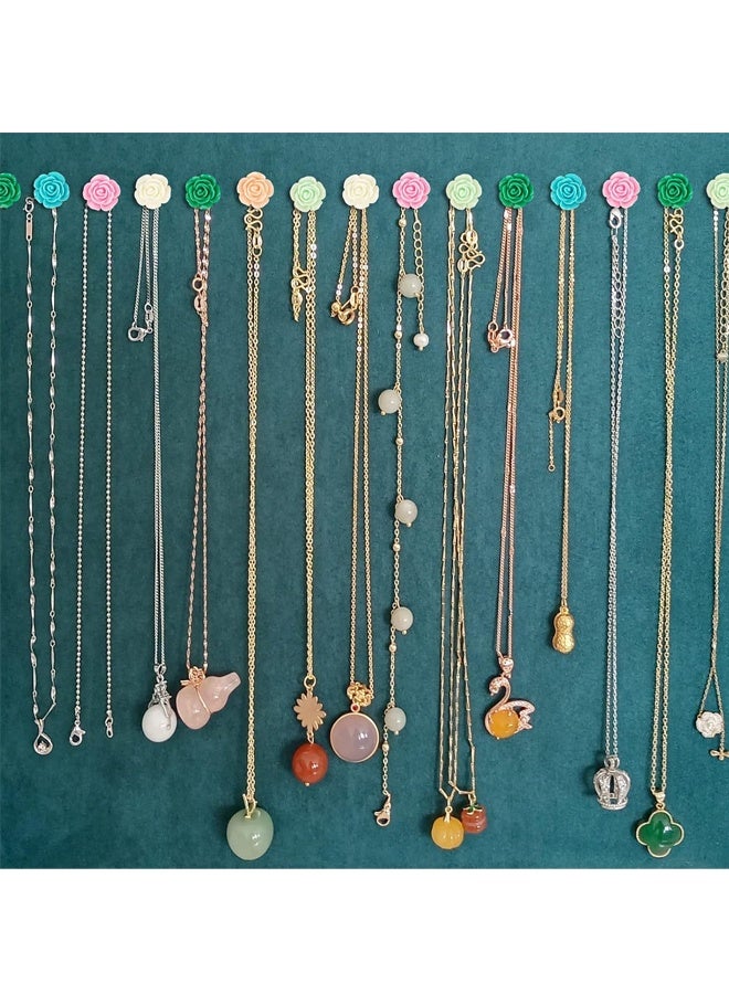 30 قطعة من دبابيس الدفع للوحة الفلين دبابيس الدفع الزخرفية مع حافظة، ودبابيس إبهام لطيفة ودبابيس دفع - Image 4